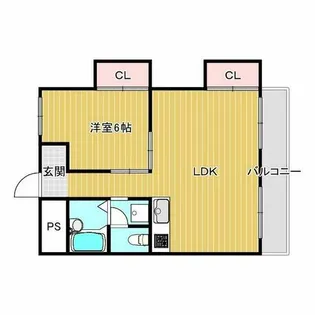 ステイションコーポ【3階】の間取り