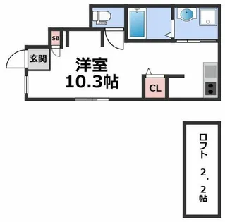 あんしん+大蓮東08-1084【1階】の間取り
