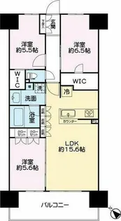 レーベン三河安城REPRENT【13号室】の間取り