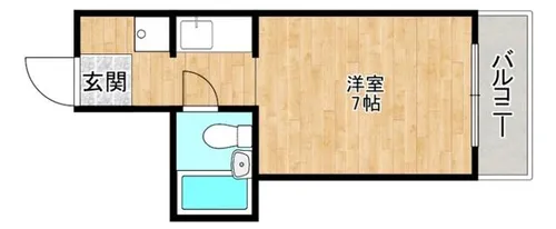 サンハイツ山之内【7階】の間取り