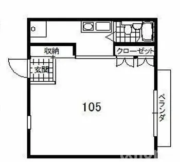 マンションナカムラ【1階】の間取り