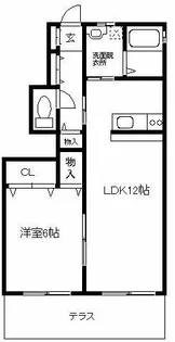 カーサ・エスパーダ【H101号室】の間取り