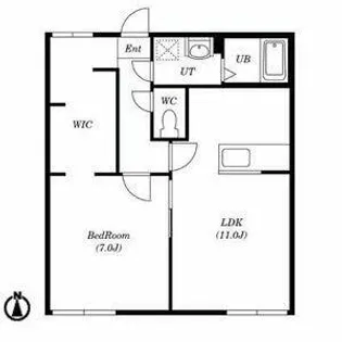 愛知県江南市安良町郷中【アパート】の間取り