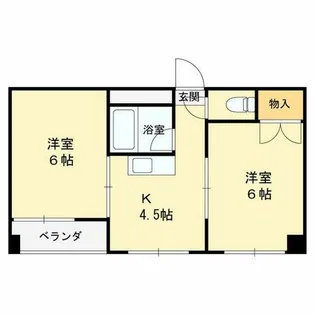 ラパンジール長堀【7階】の間取り