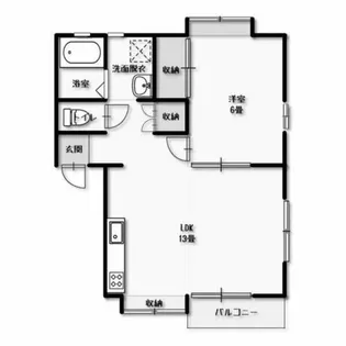 ユーハイツ光【103号室】の間取り