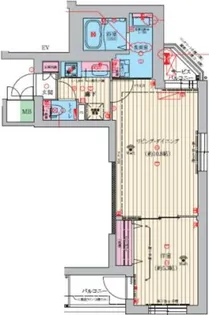 ファーストフィオーレ京都コーヴォ【1階】の間取り
