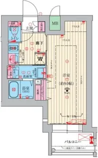 ファーストフィオーレ京都コーヴォ【1階】の間取り