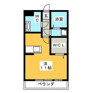 近藤伏見 B【1階】の間取り