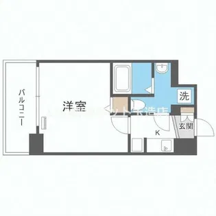 セレニテ難波西【6階】の間取り
