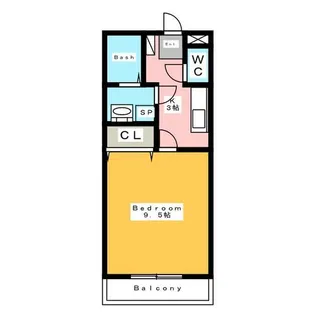 ROOF TREE 弐番館【3階】の間取り