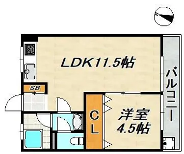 藤マンション【2階】の間取り