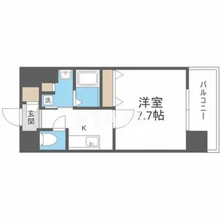 パラゴン布施駅前【4階】の間取り