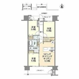 レ・ジェイド南港HANA-TERRACE【10階】の間取り