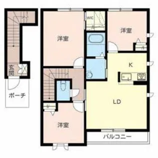 ヴィラ ラタウィ【2階】の間取り