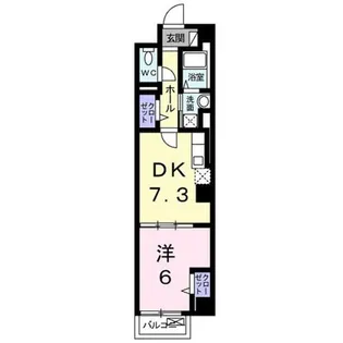 ケイズコート京都【5階】の間取り