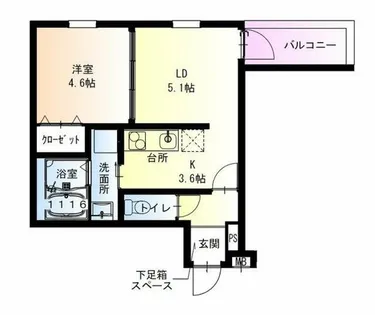 フジパレス泉佐野駅西1番館【103号室】の間取り