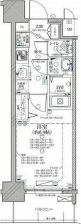 ディアレイシャス名古屋ステーション【12階】の間取り