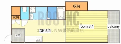 フレシールメゾン【A202号室】の間取り