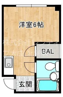 ジオナ新今里【3階】の間取り