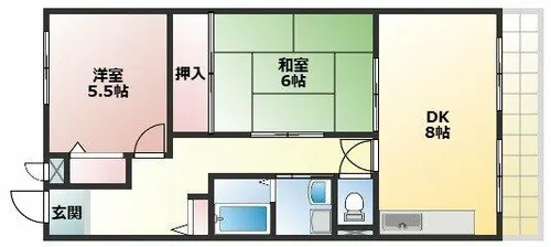 マニーフィコ&アルファ【307号室】の間取り