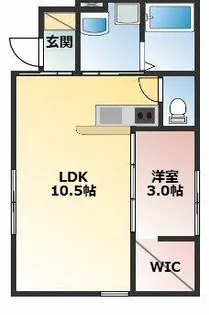 マッティーナ西明石【101号室】の間取り