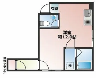 サーミットシティ7【203号室】の間取り