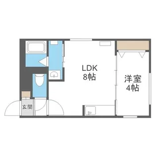 北海道札幌市西区西町北13丁目【マンション】の間取り