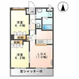 ラフォール【1階】の間取り