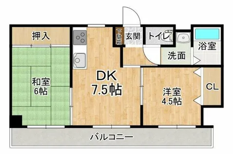 サンシャイン西宮【3階】の間取り