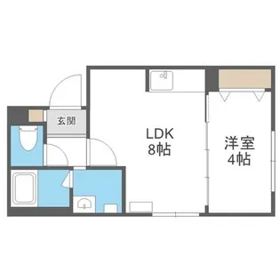 ラフィーネ発寒南【3階】の間取り