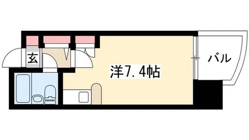 シャタック清水【3-D号室】の間取り