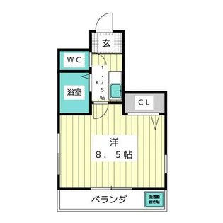 ベルクレスト八事【4階】の間取り