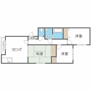 大谷マンション1【2階】の間取り