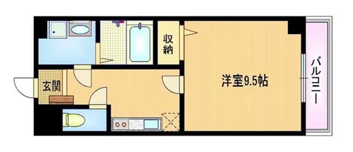 大阪府大阪市都島区片町1丁目【マンション】の間取り