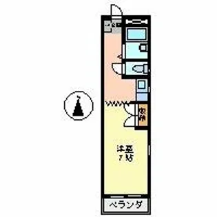 藤ハウス【2階】の間取り