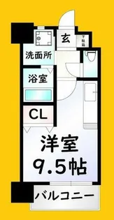 アクシオ小倉【9階】の間取り