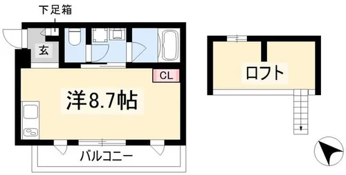 SuccessⅡ【3階】の間取り