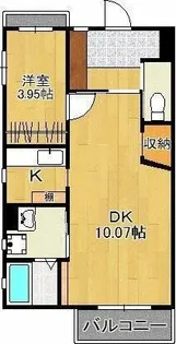 RIO CEREZO【3階】の間取り