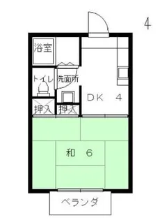フレグランス雅【202号室】の間取り