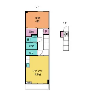 ハイステージグリーン【2階】の間取り