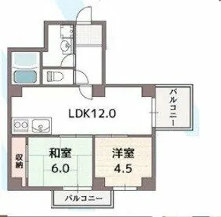 ベルンガーデン東平【7階】の間取り