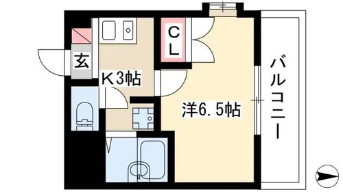 さくら八田【3階】の間取り