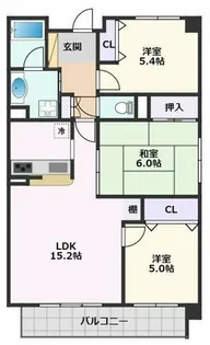 コート千里丘【2階】の間取り
