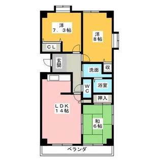 Ezサイト【2階】の間取り