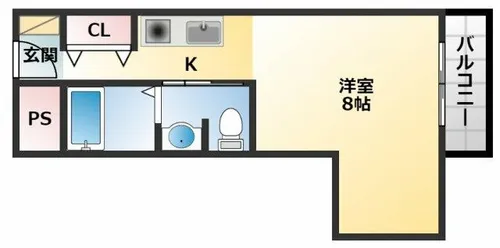 天美ハイツ【2階】の間取り