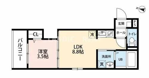 HARU Terrace【1階】の間取り