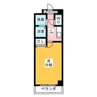 CREST GARDEN M【5階】の間取り