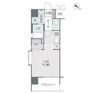 タワーズ高砂【2階】の間取り