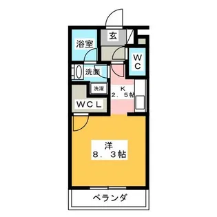 ウインドローズ【3階】の間取り