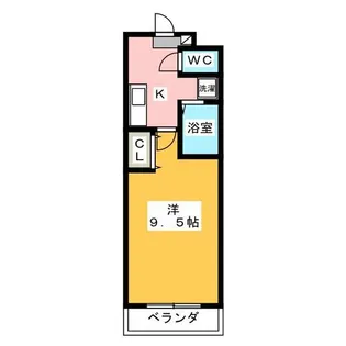 A・City朝倉【1階】の間取り